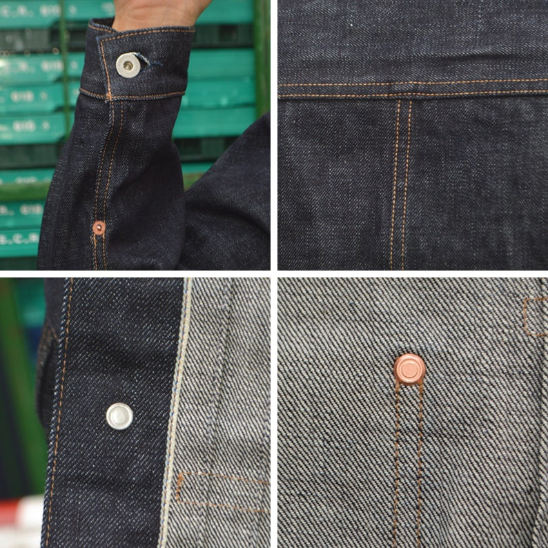 JAPAN BLUE JEANS "JMGJ1102" Selvedge Type1 Denim Jacket 16oz