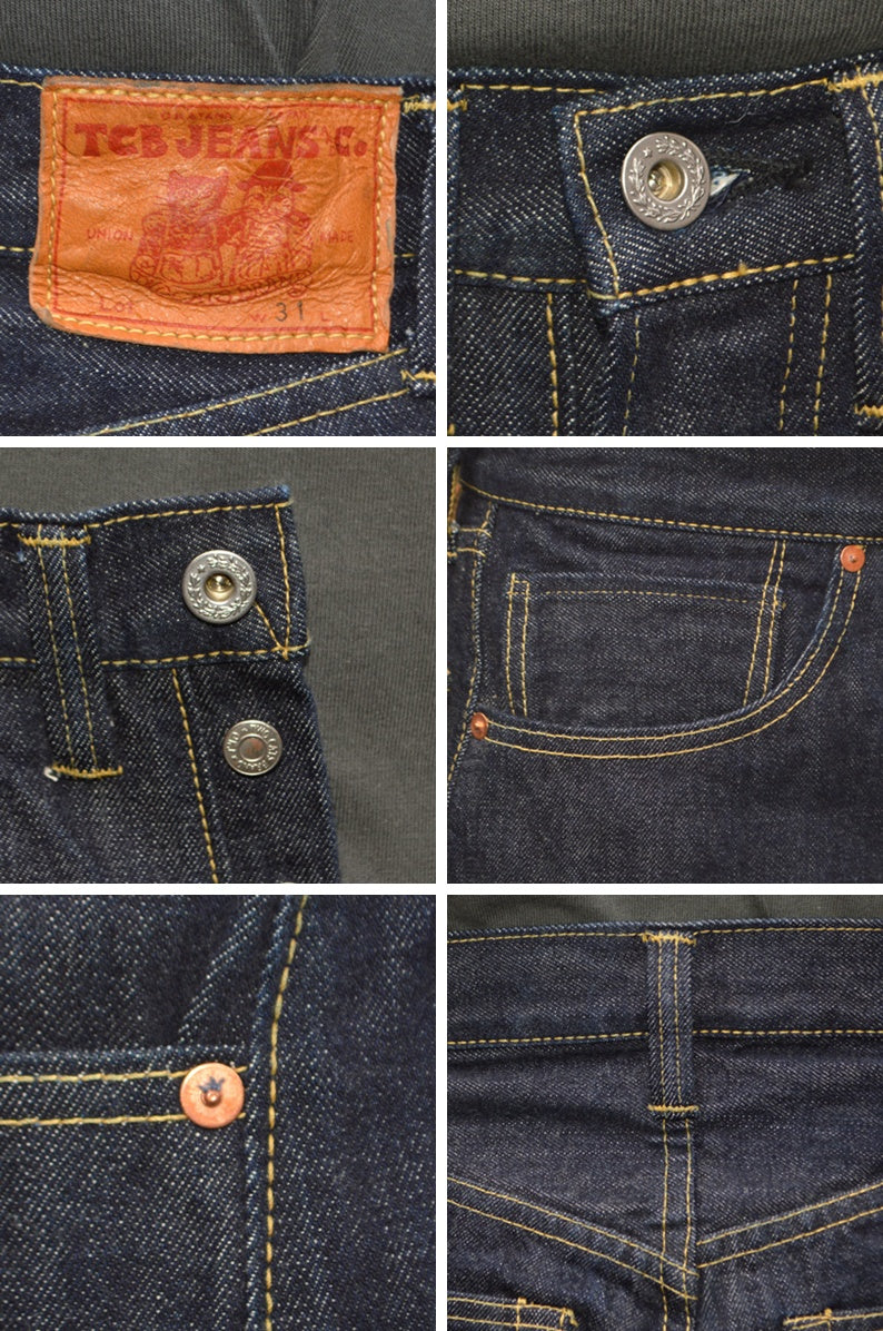 TCB jeans "Late S40's Jeans" 13.5oz 40's Jeans STRAIGHT