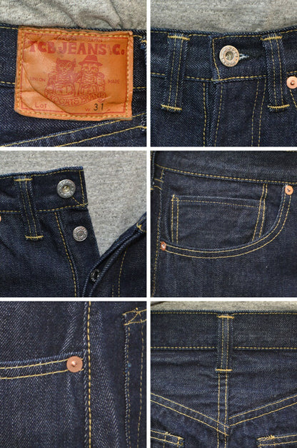 TCB jeans "Late S40's Jeans" 13.5oz 40's Jeans STRAIGHT