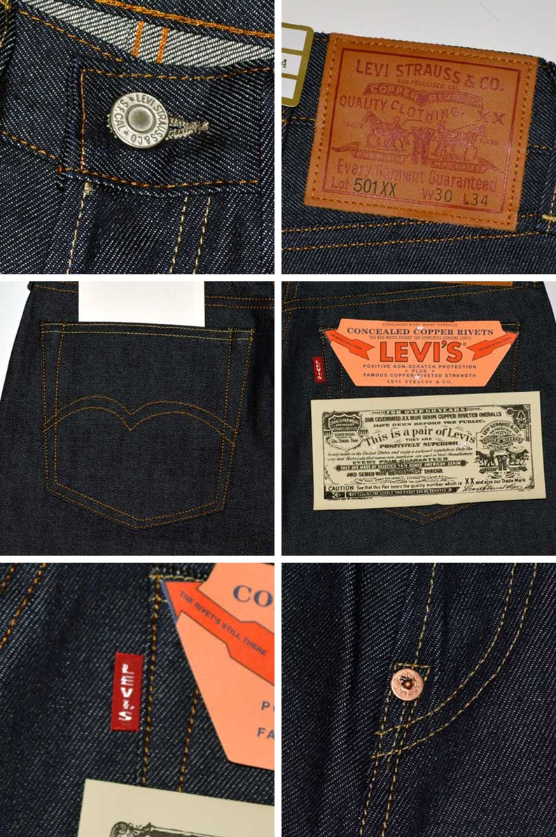 LEVI S VINTAGE CLOTHING 37501 0018 501XX 1937 Model 501 JEANS