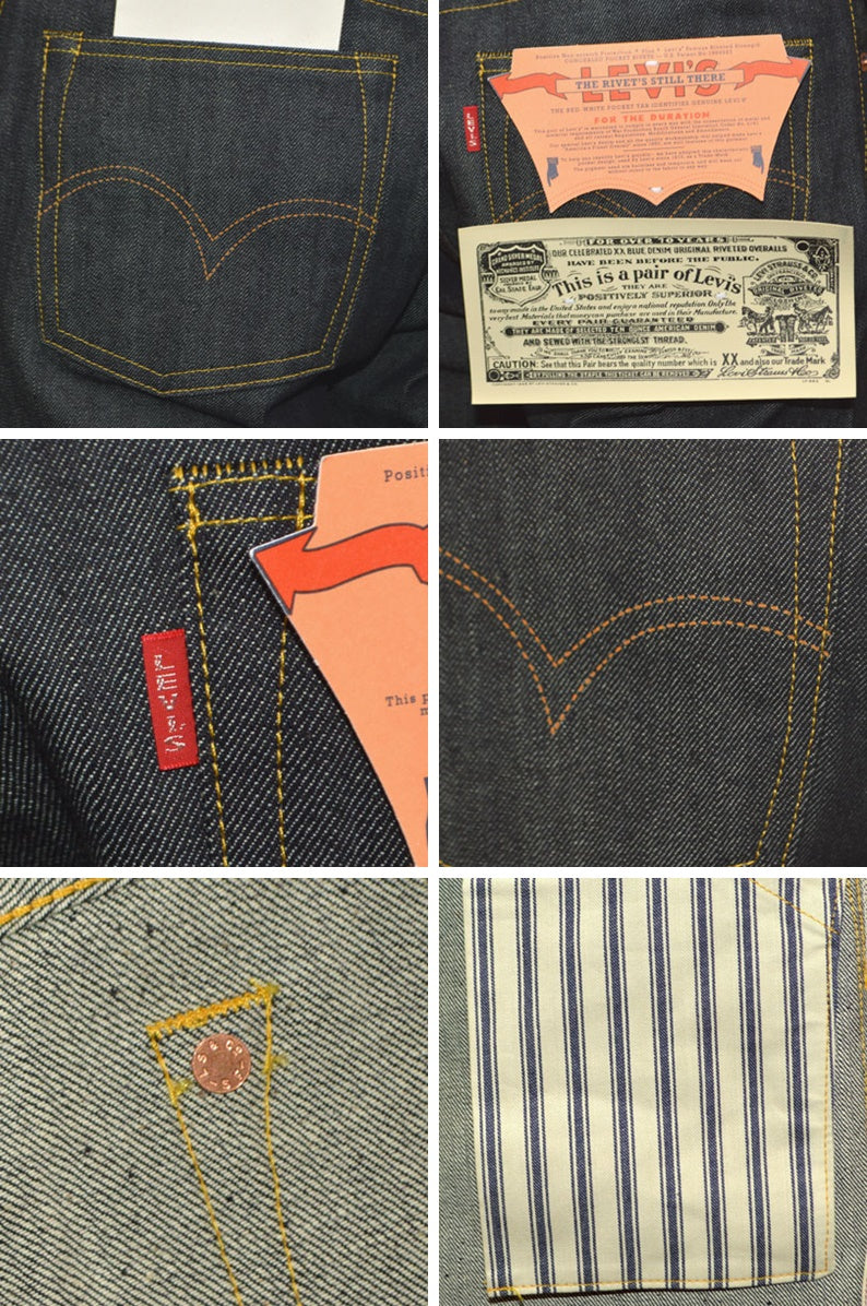 LEVI'S VINTAGE CLOTHING "44501-0088" 501XX 1944 Model 501 JEANS (organic cotton)