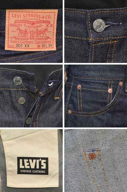 LEVI'S VINTAGE CLOTHING "50155-0079" 501XX 1955 Model 501 JEANS (organic cotton)