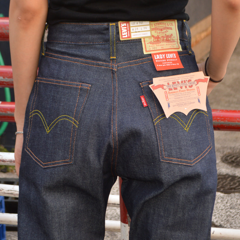 LEVI'S VINTAGE CLOTHING  "50701-0036" 1950s 701 JEANS (organic cotton)