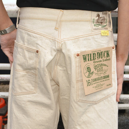 BIG JOHN "M1012RC" GR LABEL WILD DUCK JEANS Natural
