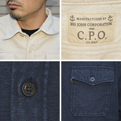 BIG JOHN "MCP001E" US NAVY CPO SHIRTS JACKET