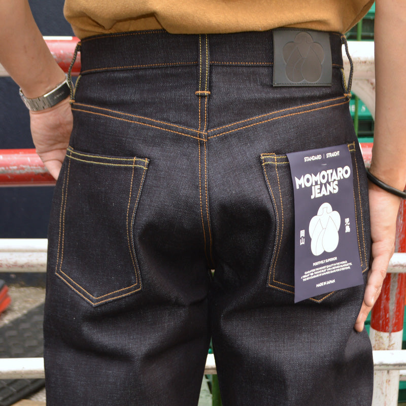 MOMOTARO JEANS "MMJB0100" #100 STANDARD STRAIGHT BUTTON 14.7oz