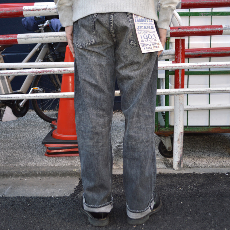 FULL COUNT "0105 BKHW" Wide Black Selvedge Denim Dartford