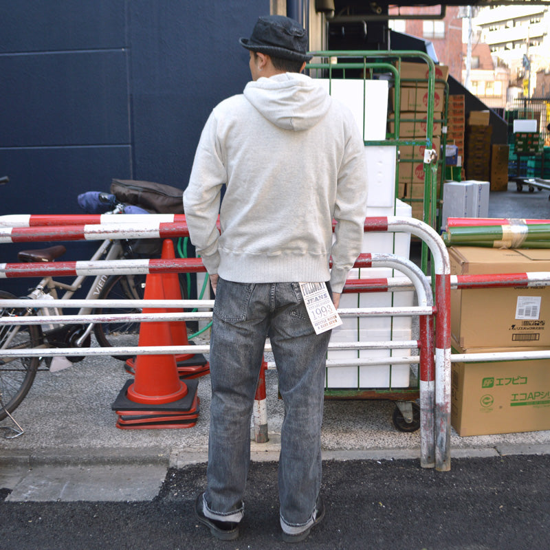 FULL COUNT "0105 BKHW" Wide Black Selvedge Denim Dartford