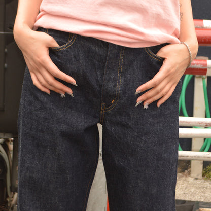 FULL COUNT "0107" Womens Wide Straight Monroe Denim