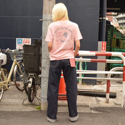FULL COUNT "0107" Womens Wide Straight Monroe Denim