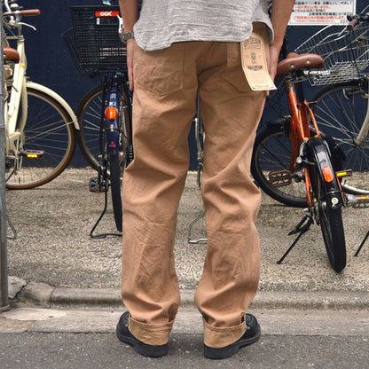 Black Friday!! 30%OFF!! ONI DENIM "022ZR-SCKB" 9.5oz Selvedge Chino khaki Beige denim Relax Straight