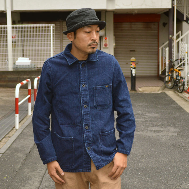 ONI DENIM "03501-3×3IDT" Indigo Twill Bio Wash Coverall