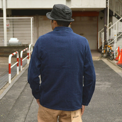 ONI DENIM "03501-3×3IDT" Indigo Twill Bio Wash Coverall