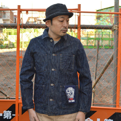 ONI DENIM "03502-ONI KASE" 16oz Natural Indigo ONIKASE Coveralls