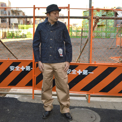 ONI DENIM "03502-ONI KASE" 16oz Natural Indigo ONIKASE Coveralls