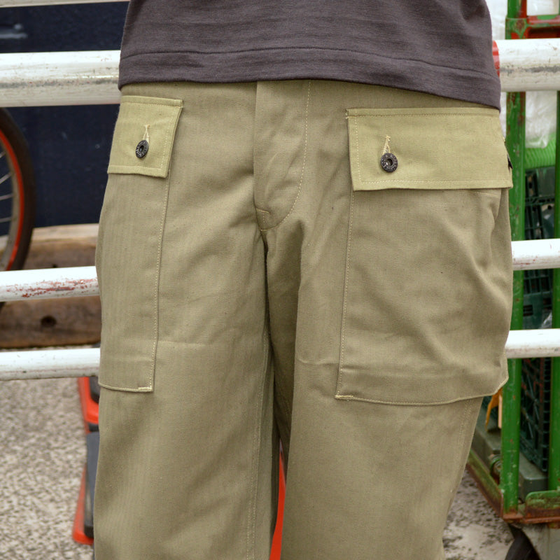 WARE HOUSE "1097" USMC HERRINGBONE MONKEY PANTS