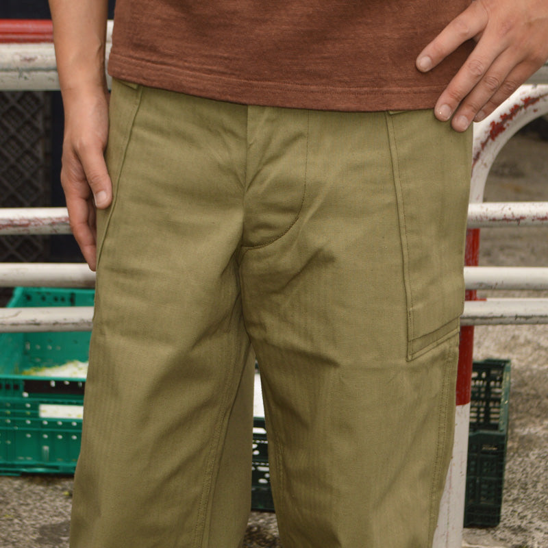 WARE HOUSE "1098" U.S.ARMY HERRINGBONE PANTS