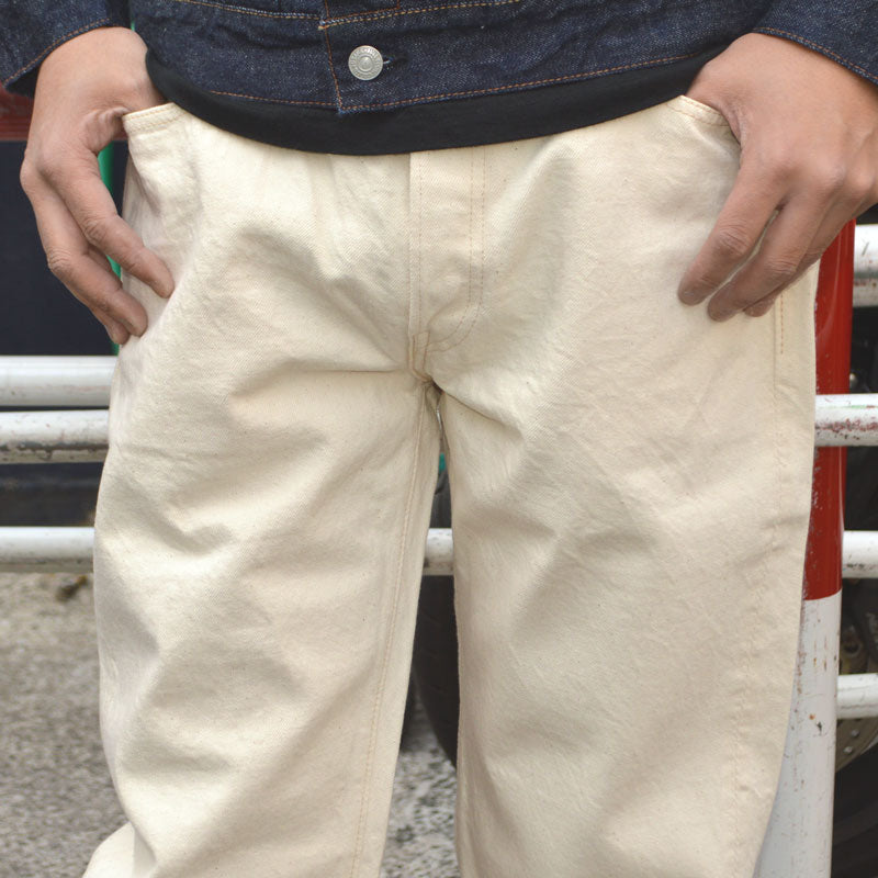 FULL COUNT "1101EC" Straight Ecru Selvedge Denim