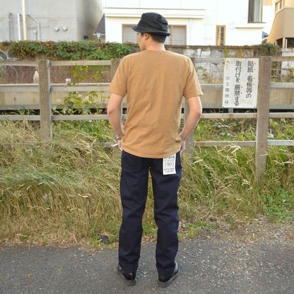 FULL COUNT "1103SRB" 1103 Super Rough Indigo × Black Clean Straight