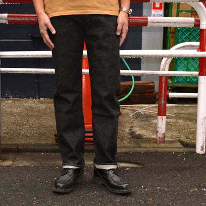 FULL COUNT "1108BK" Slim Straight Black Selvedge Denim