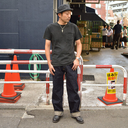 ONI DENIM、"200-Asphalt"、20oz Asphalt Denim Wide Straight