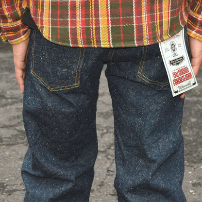 ONI DENIM "200-CCD-Kabuki" 15oz Crushed Concrete Denim kabuki Selvedge Wide Straight