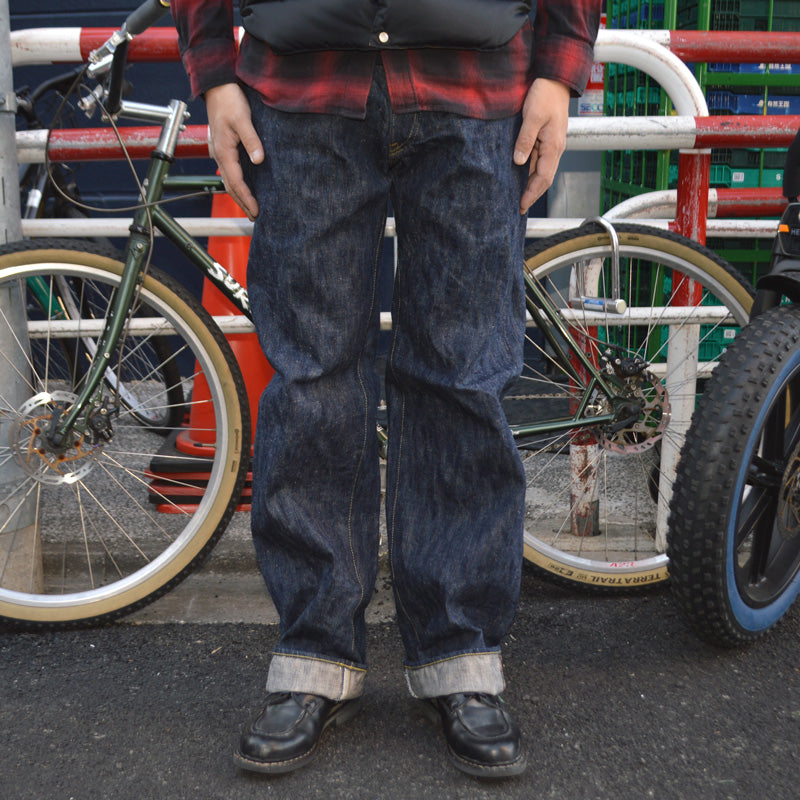 ONI DENIM "200-ONI KASE" 16oz Natural Indigo ONIKASE Wide Straight