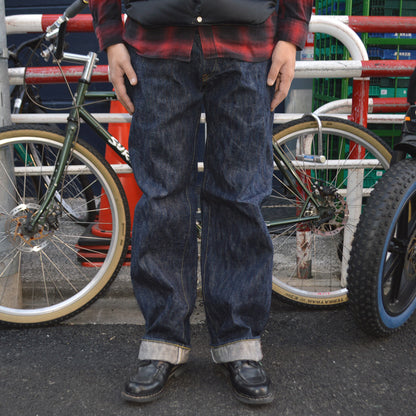 ONI DENIM "200-ONI KASE" 16oz Natural Indigo ONIKASE Wide Straight