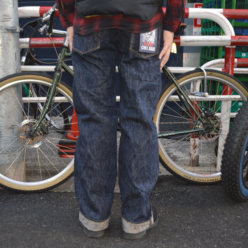 ONI DENIM "200-ONI KASE" 16oz Natural Indigo ONIKASE Wide Straight