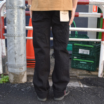 ONI DENIM "200ZR-BKBK" 20oz Secret Black Denim Wide Straight