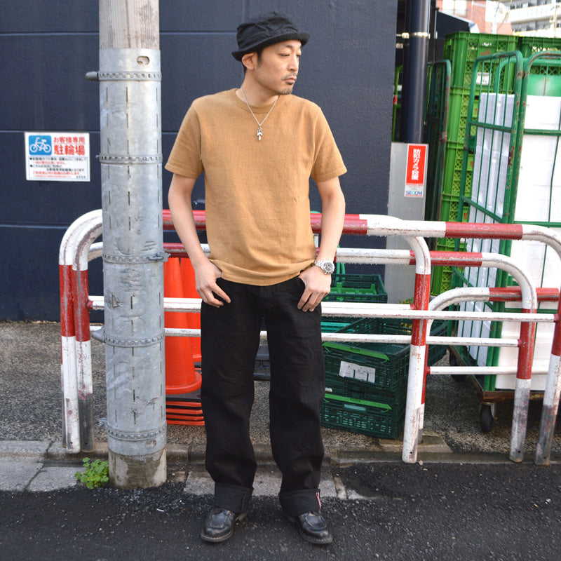 ONI DENIM "200ZR-BKBK" 20oz Secret Black Denim Wide Straight