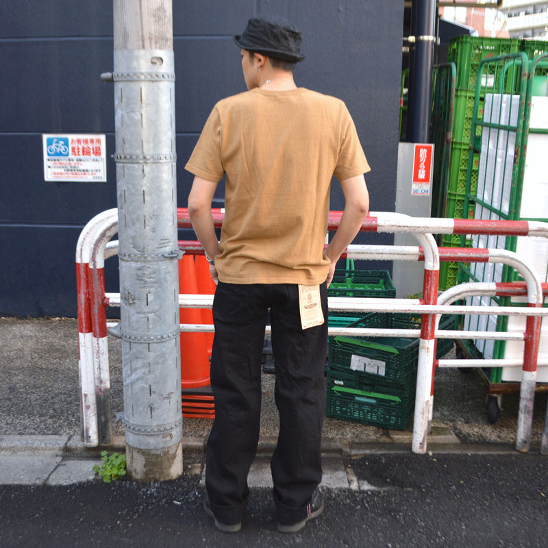 ONI DENIM "200ZR-BKBK" 20oz Secret Black Denim Wide Straight