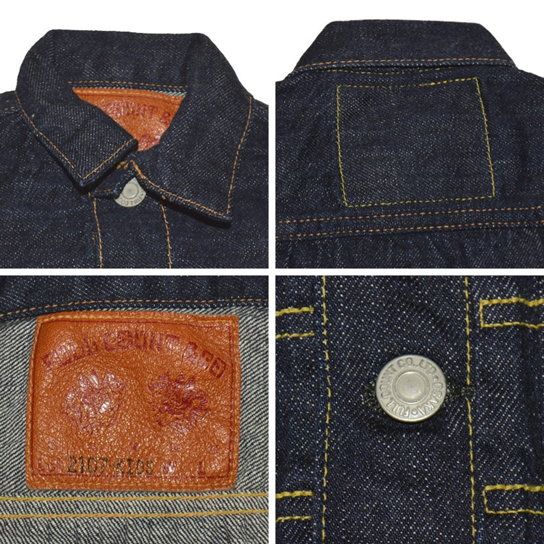 FULL COUNT "2107-KIDS" First Denim Jacket(Super Smooth)
