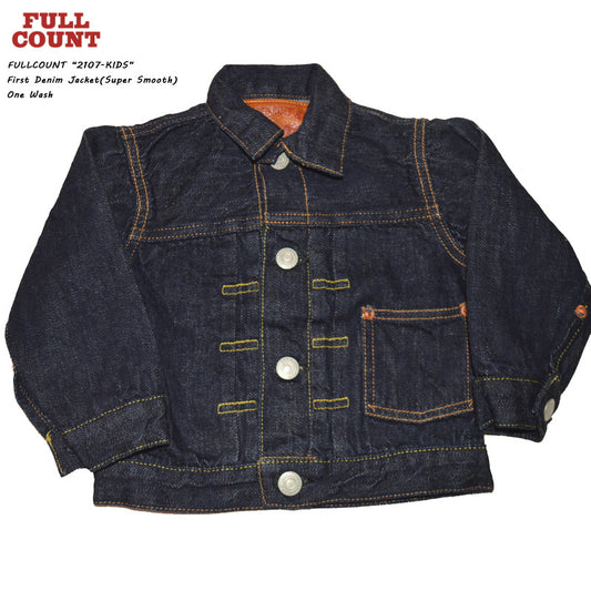 FULL COUNT "2107-KIDS" First Denim Jacket(Super Smooth)