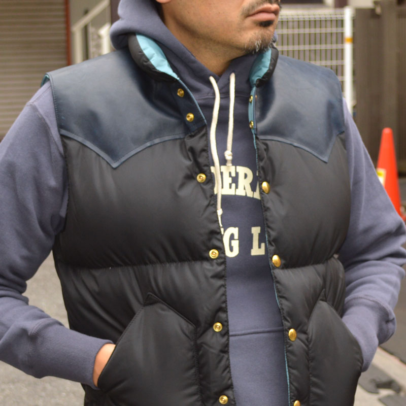 Black Friday!! 30%OFF!! ROCKY MOUNTAIN × WAREHOUSE "2221" NYLON DOWN VEST