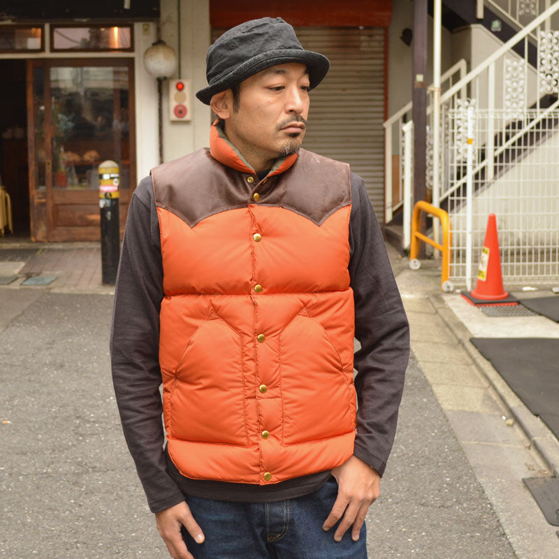 Black Friday!! 30%OFF!! ROCKY MOUNTAIN × WAREHOUSE "2221" NYLON DOWN VEST