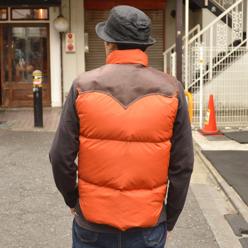 Black Friday!! 30%OFF!! ROCKY MOUNTAIN × WAREHOUSE "2221" NYLON DOWN VEST