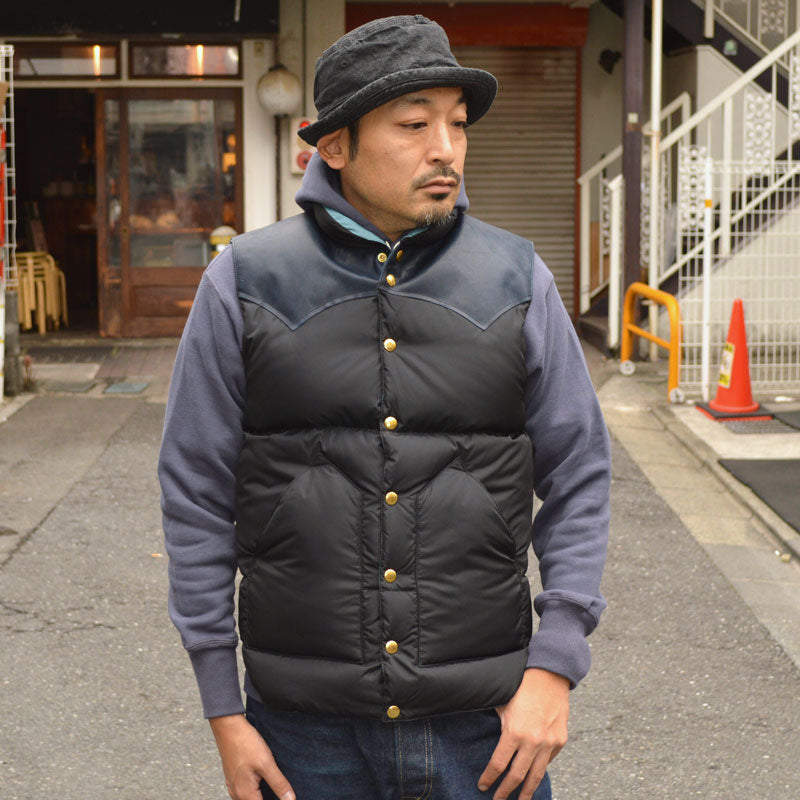 Black Friday!! 30%OFF!! ROCKY MOUNTAIN × WAREHOUSE "2221" NYLON DOWN VEST