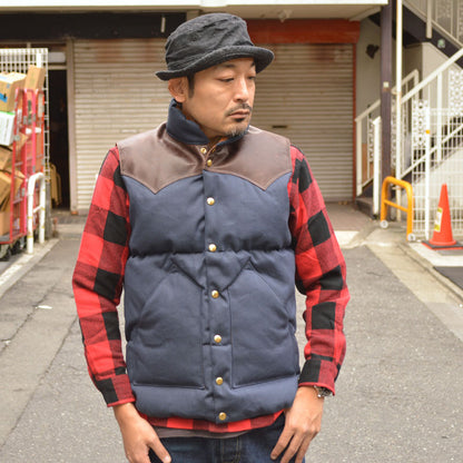 ROCKY MOUNTAIN × WAREHOUSE "2223" CANVAS DOWN VEST