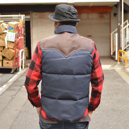 ROCKY MOUNTAIN × WAREHOUSE "2223" CANVAS DOWN VEST