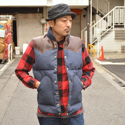 ROCKY MOUNTAIN × WAREHOUSE "2223" CANVAS DOWN VEST