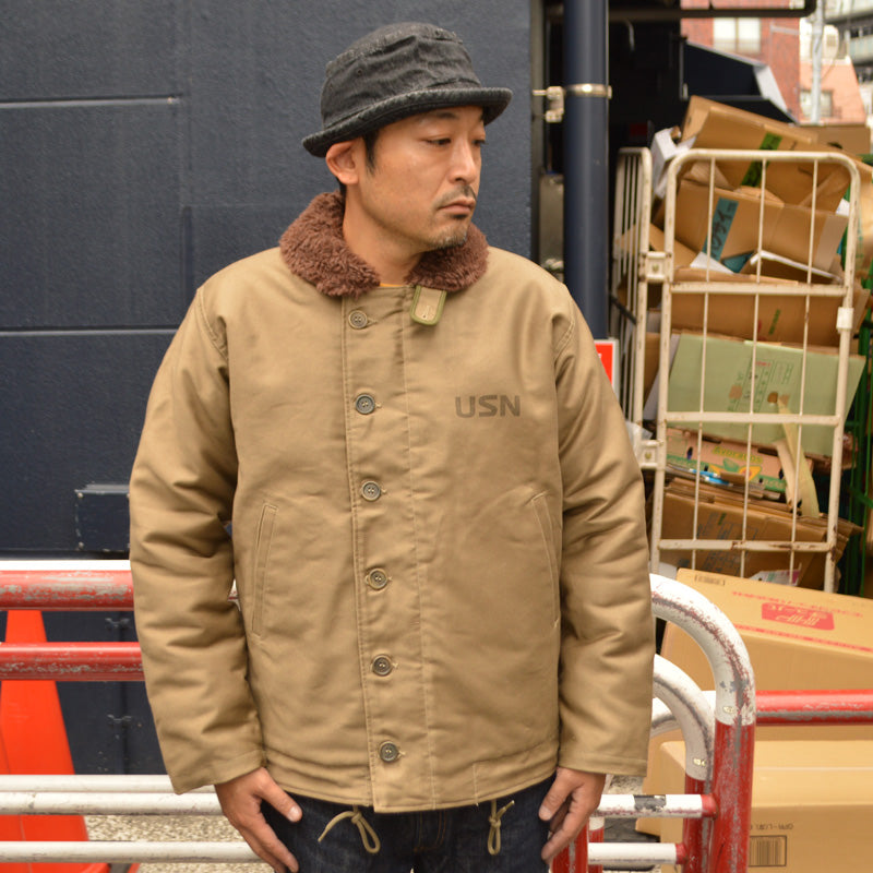 WAREHOUSE、"Lot.2227"、FINAL FORM OF WW2 1945 N-1 WINTER JACKET KHAKI (NXSX 79062) PATTERN B