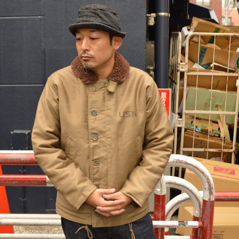 WAREHOUSE、"Lot.2227"、FINAL FORM OF WW2 1945 N-1 WINTER JACKET KHAKI (NXSX 79062) PATTERN B