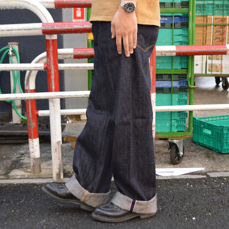 ONI DENIM "222-KIRAKU" 12oz Kiraku Denim Super Wide Straight