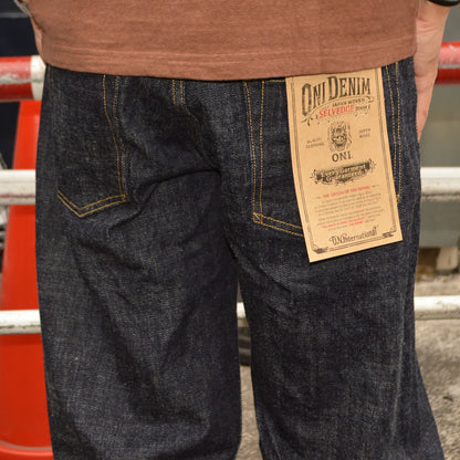 ONI DENIM "222-LS13.5" 13.5oz  Long Slab Denim Super Wide Straight
