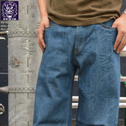 ONI DENIM "222-OFBD" 13.7oz Old Fade Blue Denim Super Wide Straight