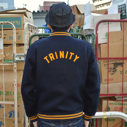 WAREHOUSE "Lot.2240" 1950’s NAVY VARSITY JACKET