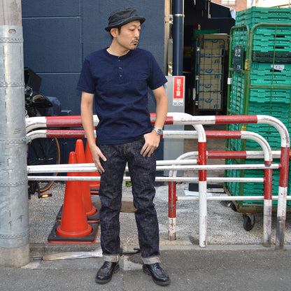 ONI DENIM "246-Kasuri" 17oz ONI Kasuri Denim High Neat Straight