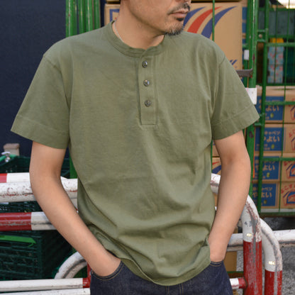 PHERROW'S "PHNT" S/S Henley Neck Tee
