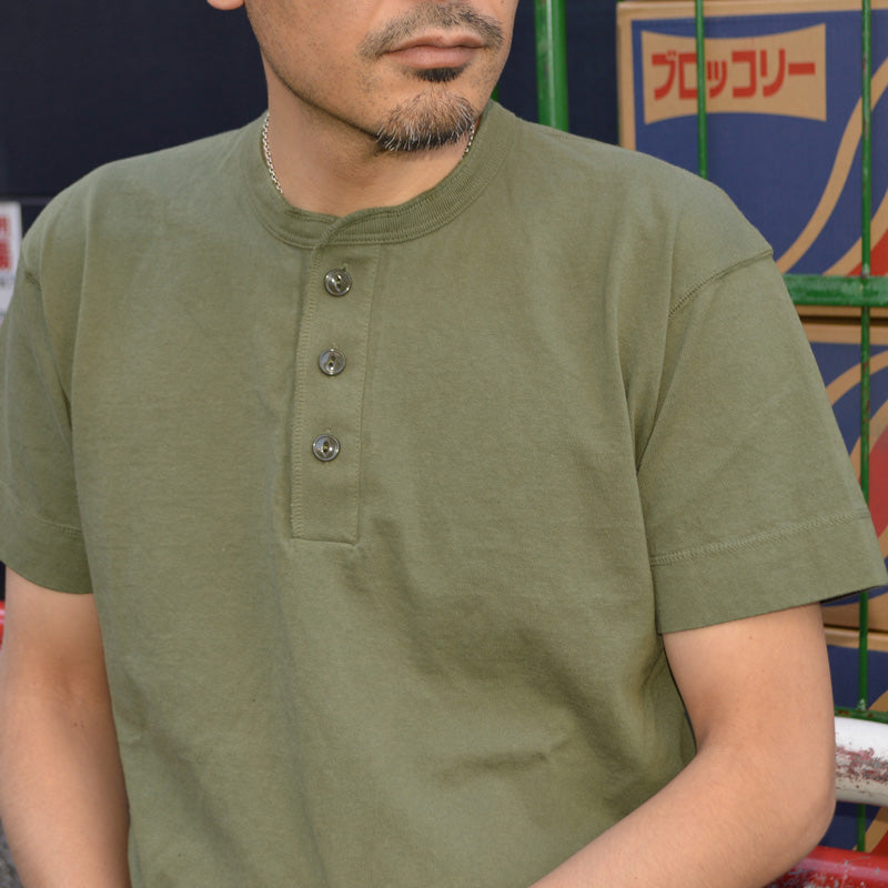 PHERROW'S "PHNT" S/S Henley Neck Tee